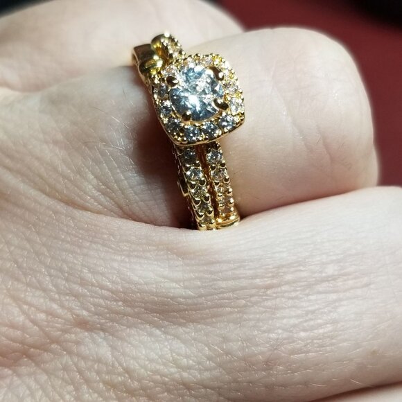 Grace Bridal Set - Solid Brass - AAA  Austrian CZ - Picture 7 of 8